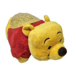 Winnie The Pooh Plush Star Projector Color Change Pillow Pets Sleeptime Lights